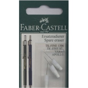 Faber-Castell 10003322 Lot de 3 Gomme de Rechange pour Porte Mine