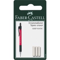 Faber-Castell 10003319 Lot de 3 Gomme de Rechange pour Porte Mine Grip-Matic