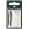 Faber-Castell 131596 - Gomme de rechange pour porte-mine Grip 1345/1347, Lot de 3