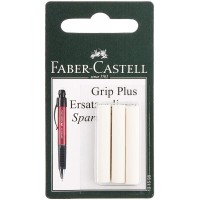 Faber-Castell 10003323 Lot de 3 Gommes de Rechange Criteriums Grip Plus