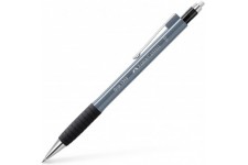 Faber-Castell 134589 Porte-mine GRIP 1345 Gris pierre Durete B epaisseur de la mine 0,5 mm Avec gomme integree