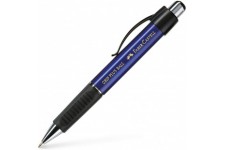 Faber-Castell 140732 Stylo bille GRIP PLUS BALL, bleu metal