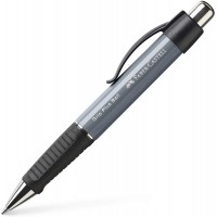 Faber-Castell 140789 Grip Plus Ball Stylo a bille Gris pierre Taille M