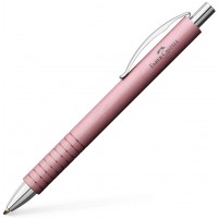 Faber-Castell 148425 Essentials Stylo a  bille en aluminium Rose