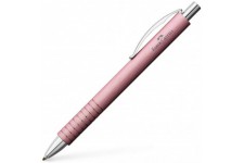 Faber-Castell 148425 Essentials Stylo a  bille en aluminium Rose