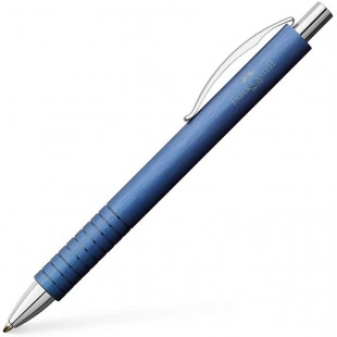 Faber-Castell Essentio Noir Clip-on retractable ballpoint pen Bold - Stylos a  bille (Noir, Aluminium, Bleu, Clip-on retractable