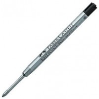 Faber-Castell 148740 Recharge Stylo bille, mine M grand volume, noir,