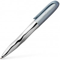 Faber-Castell 149607 N'ice Pen Stylo a  bille rotatif Bleu clair metallise