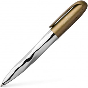 Faber-Castell 149608 N'ice Pen Stylo a  bille rotatif Vert olive metallique