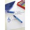 Faber-Castell 149849 Stylo plume educatif Scribolino, bleu, pour gaucher, plume A
