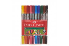 Faber-Castell 151110 Feutres double pointes etui de 10