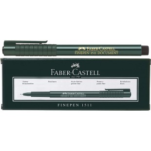 FABER-CASTELL Stylo feutre extra-fin Finepen 1511, noir