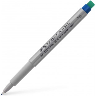 Faber Castell 151451 Marqueur Multimarque Non Permanent F Bleu