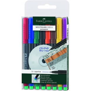 Faber-Castell 152309 Feutre multiusage MULTIMARK permanent S etui de 8