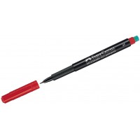 Faber Castell 152321 Marqueur Permanent Multimarque S Rouge