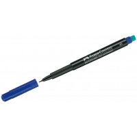 Faber Castell 152351 Marqueur Permanent Multimarque S Bleu