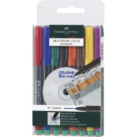 Faber-Castell 152509 Feutre multiusage MULTIMARK permanent M etui de 8