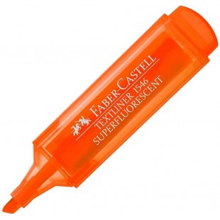 Faber Castell Surligneur Textliner 1546 Pointe Feutre Biseautee, Orange