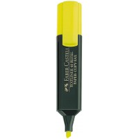 Faber-Castell 4005401548072 Marqueur Jaune Fluor, Multicolore