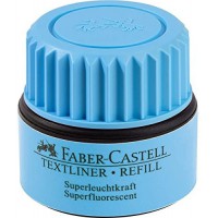 Faber-Castell 1549 Recharge AUTOMATIC REFILL pour surligneur 48, 30 ml (Bleu)