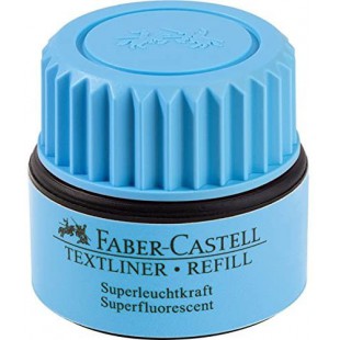 Faber-Castell 1549 Recharge AUTOMATIC REFILL pour surligneur 48, 30 ml (Bleu)