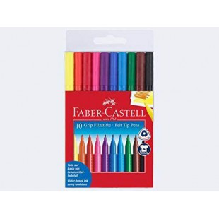 Faber-Castell 155310 Etui avec 10 Feutres