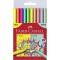 Faber Castell 155310 Feutres Grip Colour marqueur Fluo et pastel, dans un etui de 10 10er Etui (Neon & Pastell)