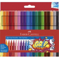 Faber-Castell 155320 Feutre GRIP Colour etui de 20