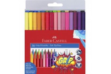Faber-Castell 155335 Lot de 30 feutres Grip Colour Marker