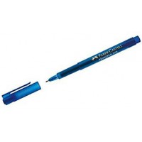 FABER-CASTELL Stylos feutre Fineliner Broadpen pointe large bleu