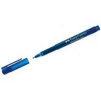 FABER-CASTELL Stylos feutre Fineliner Broadpen pointe large bleu