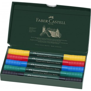 Faber-Castell 160305 - Marqueur d'Aquarelle Albrecht Durer, Boites de 5 Multicolore Taille Unique