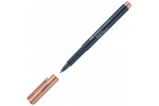 Lot de 10 : Faber-Castell 160752 - Marqueur Metallique, 1,5 mm, Couleur Copper Cabana