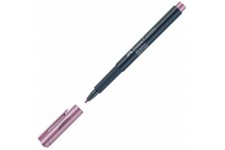 Lot de 10 : Faber-Castell 160790 - Marqueur Metallise, Couleur Berry Nice