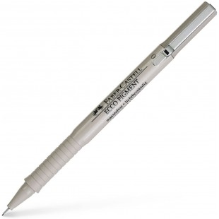 Faber-Castell 10010215 Ecrivain d'encrer Ecco Pigment Stylo a Pointe Tubulaire 0,1 mm Noir