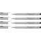Faber-Castell 10115537 Lot de 4 Pochettes Feutres Ecco Pigment