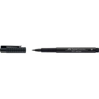 FABER-CASTELL Feutres encre de chine PITT artist pen Pointe Pinceau 0,1 mm Noir