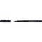 FABER-CASTELL Lot de 12 Feutres encre de chine PITT artist pen Pointe Pinceau 1-5 mm Noir