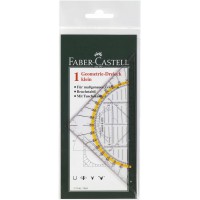 Faber-Castell 10102170 Equerre avec Poignee 14 cm