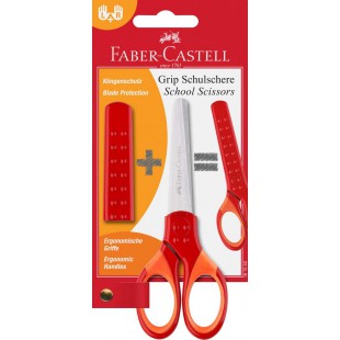 Faber-Castell 181550 Ciseaux Rouge