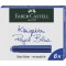 Faber-Castell 10104473 Lot de 6 Cartouches d'encre Bleu