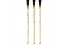 FABER-CASTELL Crayons gomme Perfection 7058 B dore avec brosse