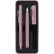 Faber-Castell 201528 Grip 2010 Set d'ecriture avec stylo a  bille et stylo a  plume Rose Shadows