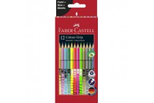 Faber-Castell - Crayons de couleur Lot de 12 etuis de couleur speciale. 12er Sonderfarben Multicolore.