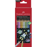 Faber-Castell 201583 metallique de couleur crayon (lot de 10)