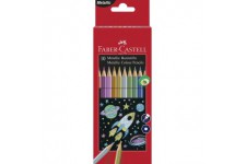 Faber-Castell 201583 metallique de couleur crayon (lot de 10)