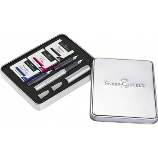 Faber-Castell 201629 stylo-plume Argent Systeme de remplissage cartouche 1 piece(s) - Stylos-plume (Argent, Systeme de remplissa