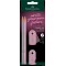 Faber-Castell 218480 Sparkle Lot de 2 crayons mine B avec gomme et taille-crayon Rose/gris pomme