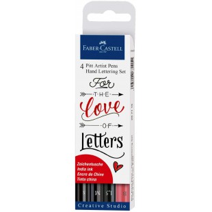 Faber-Castell Pitt Artist Pen Ensemble de feutres a  l'encre de chine pigmentee pour calligraphie