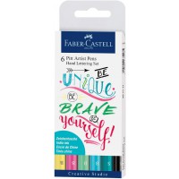 Faber-Castell Pitt Artist Pen Ensemble de feutres a  l'encre de chine pigmentee pour calligraphie